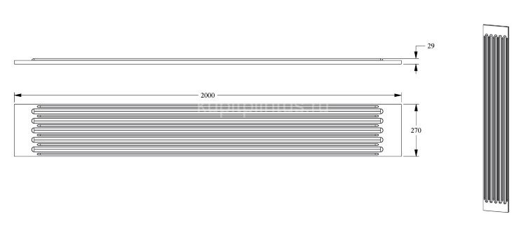 Заказать Пилястра Orac Decor Purotouch K250 270х29 мм Заказать Пилястра Orac Decor Purotouch K250 270х29 мм