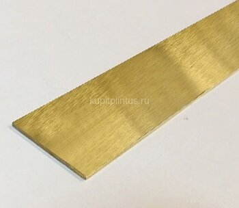 Заказать Полоса из латуни 30 мм Yakamoz Л 30х1,5 латунь шлифованная 2,7 м Заказать Полоса из латуни 30 мм Yakamoz Л 30х1,5 латунь шлифованная 2,7 м