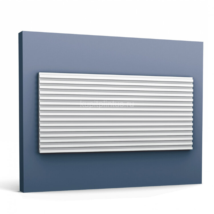 Заказать 3D декоративная стеновая панель Orac Decor WX205-3000 250х3000 мм белая 