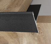 Алюминиевый торцевой Т-профиль 23 мм ПО-158-34 черный муар 2.7 м Алюминиевый торцевой Т-профиль 23 мм ПО-158-34 черный муар 2.7 м