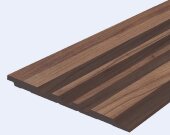 Стеновая панель Hiwood LV121 BR396 под дерево 120х12 мм 2,7 м Стеновая панель Hiwood LV121 BR396 под дерево 120х12 мм 2,7 м