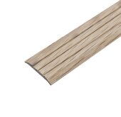 Порог алюминиевый декорированный А1 Дуб беленый КД 2,7 м Порог алюминиевый декорированный А1 Дуб беленый КД 2,7 м