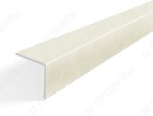 Уголок отделочный ПВХ 20х20 мм Слоновая кость 2,7 м