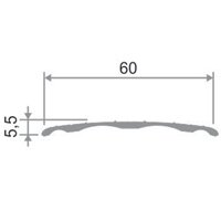Заказать Порог одноуровневый из алюминия ПО-60 серебро матовое 2,7 м Заказать Порог одноуровневый из алюминия ПО-60 серебро матовое 2,7 м