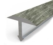 Профиль Т-образный гибкий 25 мм MP13 из ламинированного алюминия 47 Дуб графитовый 2,7 м Профиль Т-образный гибкий 25 мм MP13 из ламинированного алюминия 47 Дуб графитовый 2,7 м