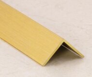 Латунный уголок 15х15 мм ЛПН-15х15 латунный браш 2,7 м