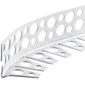 Арочный уголок штукатурный ПВХ Lemal 25х25 мм Белый 2,5 м Арочный уголок штукатурный ПВХ Lemal 25х25 мм Белый 2,5 м