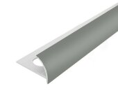 Внешний профиль ПВХ для плитки 9 мм Cezar 129 Светлая мята 2,5 м Внешний профиль ПВХ для плитки 9 мм Cezar 129 Светлая мята 2,5 м