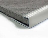 Профиль для ламината оконечный Panel L с рифлением алюминий 10 мм PV59-02 серебро матовое 2,7 м Профиль для ламината оконечный Panel L с рифлением алюминий 10 мм PV59-02 серебро матовое 2,7 м