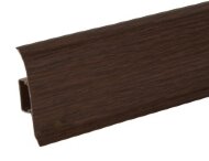 Плинтус напольный пластиковый IDEAL Комфорт 351 Каштан 2,5 м Плинтус напольный пластиковый IDEAL Комфорт 351 Каштан 2,5 м
