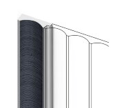 Финишный молдинг 12х32 мм HiWood LF139A BU20 под дерево 2,7 м