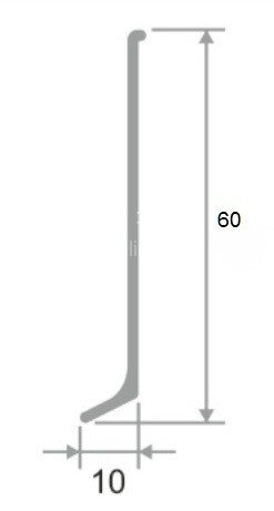 Заказать Заглушки для плинтуса Евротрим L-60 алюминий комплект серебро Заказать Заглушки для плинтуса Евротрим L-60 алюминий комплект серебро