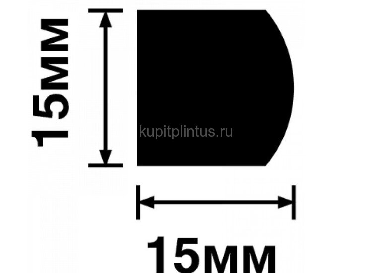 Заказать Молдинг 15х15 мм HiWood D15V2 BR396 цвет под дерево из фитополимера 2.7м Заказать Молдинг 15х15 мм HiWood D15V2 BR396 цвет под дерево из фитополимера 2.7м