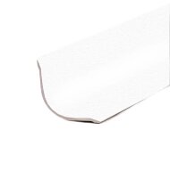 Алюминиевый внутренний округлый уголок 20х20 мм ПВ-20х20-35 белый муар 2.7 м