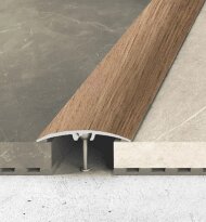 Одноуровневый порог алюминий скрытое крепление 32 мм Effector A66-0922 Орех Сиена 2,7 м Одноуровневый порог алюминий скрытое крепление 32 мм Effector A66-0922 Орех Сиена 2,7 м