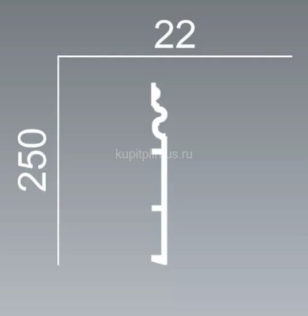 Заказать Плинтус 22х250 мм Orac Decor Duropolymer SX193 2 м Заказать Плинтус 22х250 мм Orac Decor Duropolymer SX193 2 м