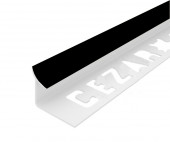 Профиль ПВХ для плитки Cezar внутренний 12 мм 113 Черный 2,5 м