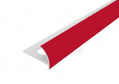 Профиль внешний ПВХ для плитки Cezar 12 мм 108 Красный 2,5 м
