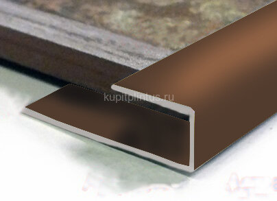 Заказать Профиль для ламината оконечный Panel L алюминий 10 мм PV44-07 бронза блестящая 2,7 м Заказать Профиль для ламината оконечный Panel L алюминий 10 мм PV44-07 бронза блестящая 2,7 м
