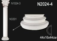 Капитель полуколонны Перфект N2024-4 160х440х220 мм Капитель полуколонны Перфект N2024-4 160х440х220 мм