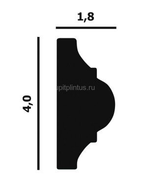 Заказать Молдинг Перфект Плюс P04 40х19 мм 2 м Заказать Молдинг Перфект Плюс P04 40х19 мм 2 м