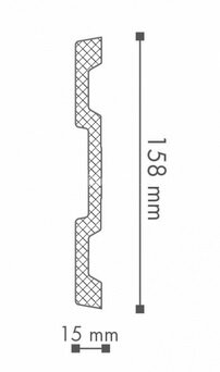 Заказать Молдинг NMC Arstyl Z61 158х15 2 м Заказать Молдинг NMC Arstyl Z61 158х15 2 м