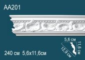 Потолочный плинтус с орнаментом Перфект AA201 116х129х56 мм 2,4 м Потолочный плинтус с орнаментом Перфект AA201 116х129х56 мм 2,4 м