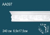 Потолочный плинтус с орнаментом Перфект AA097 175х188х69 мм 2,4 м Потолочный плинтус с орнаментом Перфект AA097 175х188х69 мм 2,4 м