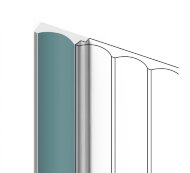 Финишный молдинг 12х32 мм HiWood LF139A BU27 зеленый 2,7 м Финишный молдинг 12х32 мм HiWood LF139A BU27 зеленый 2,7 м