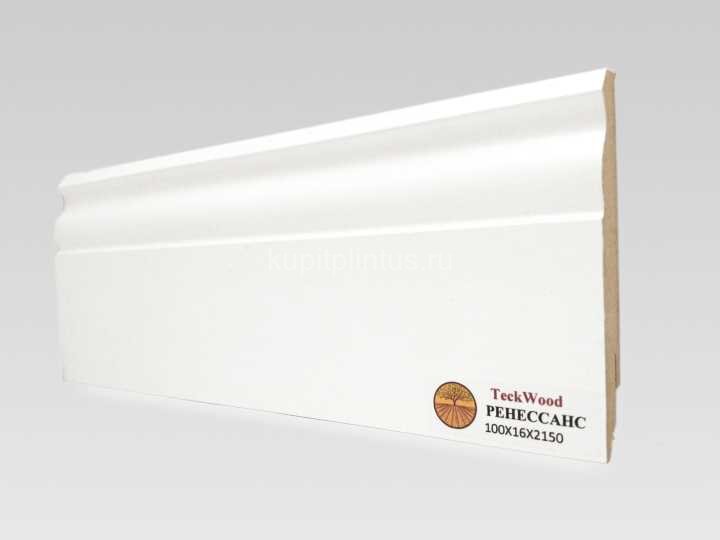 Заказать Напольный плинтус МДФ Teckwood Белый Ренессанс 100х16 мм 2.15 м Заказать Напольный плинтус МДФ Teckwood Белый Ренессанс 100х16 мм 2.15 м