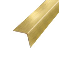 Латунный уголок 7х7 мм шлифованный PA7 3м Латунный уголок 7х7 мм шлифованный PA7 3м