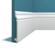 Плинтус напольный Перфект Плюс P118 белый ударопрочный полимер 160х18х2000 мм Плинтус напольный Перфект Плюс P118 белый ударопрочный полимер 160х18х2000 мм