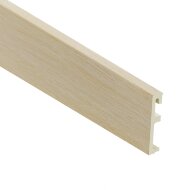 Напольный плинтус 80 мм SALAG ALPHA Unique Oak AP8136 гибридный ПВХ уникальный дуб 2.4 м (80х16х2400 мм)