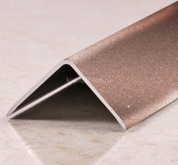 Заказать Алюминиевый уголок 15х15 мм PV61-14 розовый матовый 2,7 м Заказать Алюминиевый уголок 15х15 мм PV61-14 розовый матовый 2,7 м