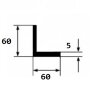 Заказать Алюминиевый уголок 60х60х5 мм 3 м Заказать Алюминиевый уголок 60х60х5 мм 3 м