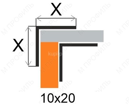 Заказать Уголок отделочный ПВХ 10х20 мм Слоновая кость 2,7 м Заказать Уголок отделочный ПВХ 10х20 мм Слоновая кость 2,7 м