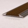 Заказать Порог одноуровневый с резиновой вставкой ПО-46 бронза матовая - коричневый 2,7 м 