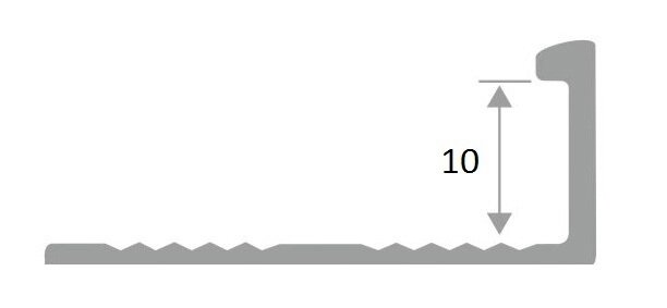 Заказать L-профиль алюминиевый 10 мм Effector A 51.E01 серебро глянец 2,5 м 