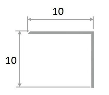Заказать Латунный уголок 10х10 мм ЛПН-10х10 латунный хром полированный 2,7 м Заказать Латунный уголок 10х10 мм ЛПН-10х10 латунный хром полированный 2,7 м