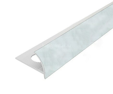 Заказать Внешний профиль ПВХ для плитки 7 мм Cezar 229 Светло-серый мрамор 2,5 м 