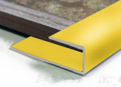 Профиль для ламината оконечный Panel L алюминий 10 мм PV44-05 золото блестящее 2,7 м
