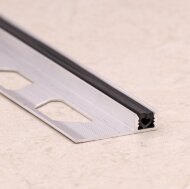 Монтажная планка с резиновой вставкой для Т-профиля ПТО-5 алюминий 2,7 м Монтажная планка с резиновой вставкой для Т-профиля ПТО-5 алюминий 2,7 м