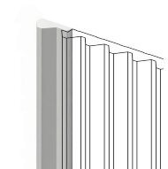 Финишный молдинг 24,1х12 мм Hiwood LF136A NP белый 2,7м Финишный молдинг 24,1х12 мм Hiwood LF136A NP белый 2,7м