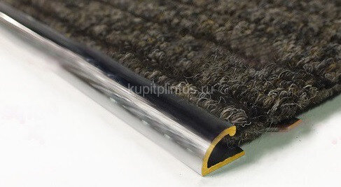 Заказать Латунный профиль С-образный 10 мм ЛПО-10 хром 2,7м Заказать Латунный профиль С-образный 10 мм ЛПО-10 хром 2,7м