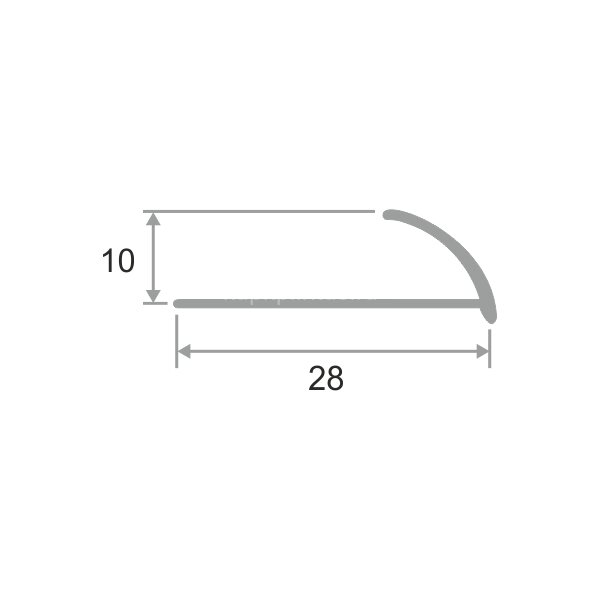Заказать Латунный профиль С-образный 10 мм ЛПО-10 хром 2,7м Заказать Латунный профиль С-образный 10 мм ЛПО-10 хром 2,7м