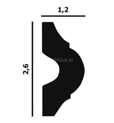 Заказать Молдинг Перфект Плюс P10 26х18 мм 2 м Заказать Молдинг Перфект Плюс P10 26х18 мм 2 м