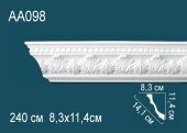 Потолочный плинтус с орнаментом Перфект AA098 114х141х83 мм 2,4 м Потолочный плинтус с орнаментом Перфект AA098 114х141х83 мм 2,4 м