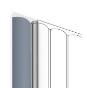 Финишный молдинг 12х32 мм HiWood LF139A BU29 серый 2,7 м