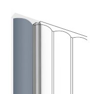 Финишный молдинг 12х32 мм HiWood LF139A BU29 серый 2,7 м Финишный молдинг 12х32 мм HiWood LF139A BU29 серый 2,7 м