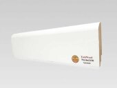 Напольный плинтус МДФ Teckwood Белый прямой 70х16 мм 2.15 м